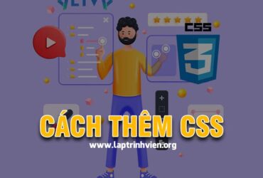 Cách Thêm CSS vào HTML chi tiết cho người mới