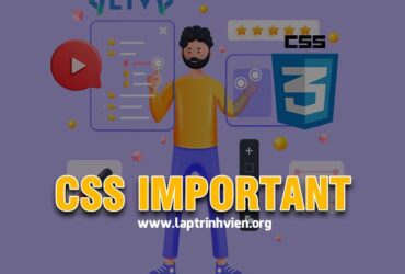 CSS Important - Cách sử dụng thuộc tính Important CSS3