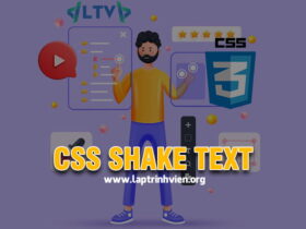 CSS Shake text - Hiệu ứng Rung Lắc cho văn bản với CSS3