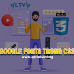 Google fonts trong CSS được thiết lập như thế nào