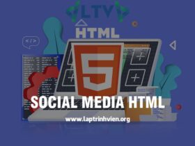 Social Media HTML - Cách thêm Icon Mạng Xã Hội vào HTML5