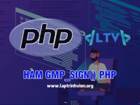 Hàm gmp_sign() PHP sử dụng như thế nào ? - Lập Trình Viên