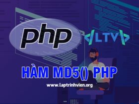 Hàm md5() PHP sử dụng như thế nào ? - Lập Trình Viên